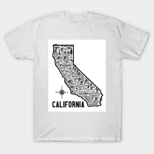 California Map T-Shirt